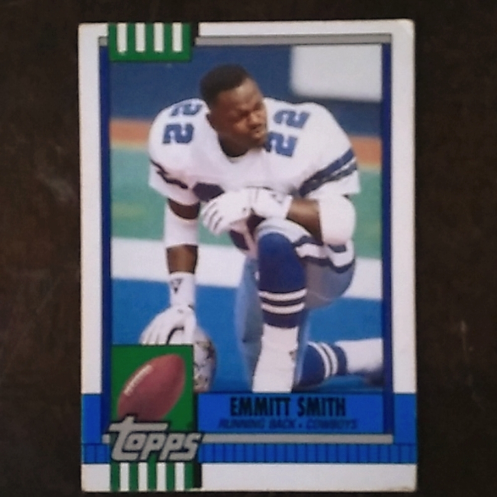 1990 Topps Emmitt Smith rookie card